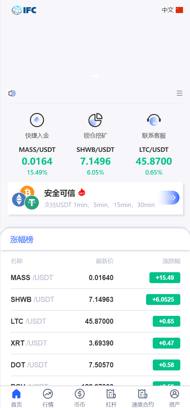 【优选代售】修复完整版新版UI多语言交易所/锁仓挖矿/币币秒合约交易所/双端源码