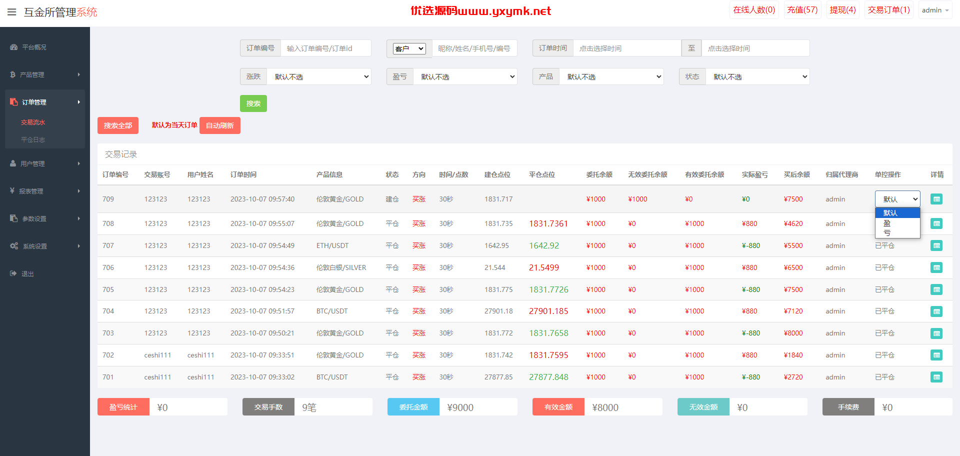 【优选代售】uniapp版微盘系统/虚拟币微交易系统/伪交易所系统