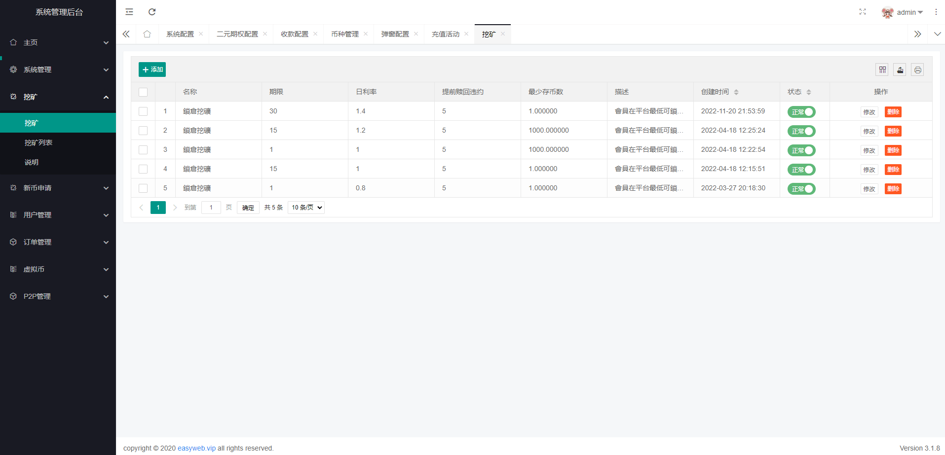 【优选代售】新版多语言交易所系统/秒合约币币交易/P2P理财派单抢单