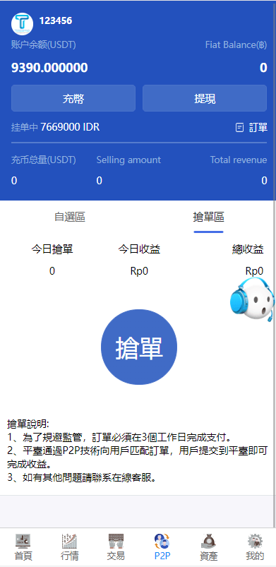 【优选代售】新版多语言交易所系统/秒合约币币交易/P2P理财派单抢单