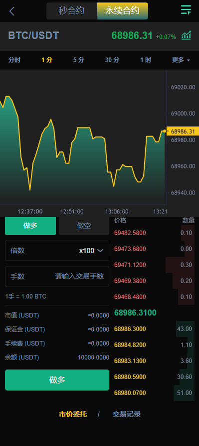 【优选代售】多语言交易所系统/秒合约交易/永续合约/锁仓挖矿/前端uniapp