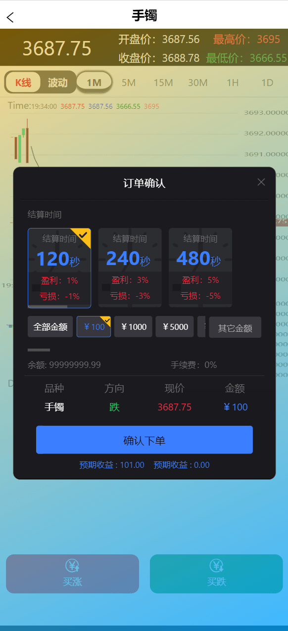 【优选代售】新周大福微盘UI二开版/单控全控+改单/前端html+后端PHP