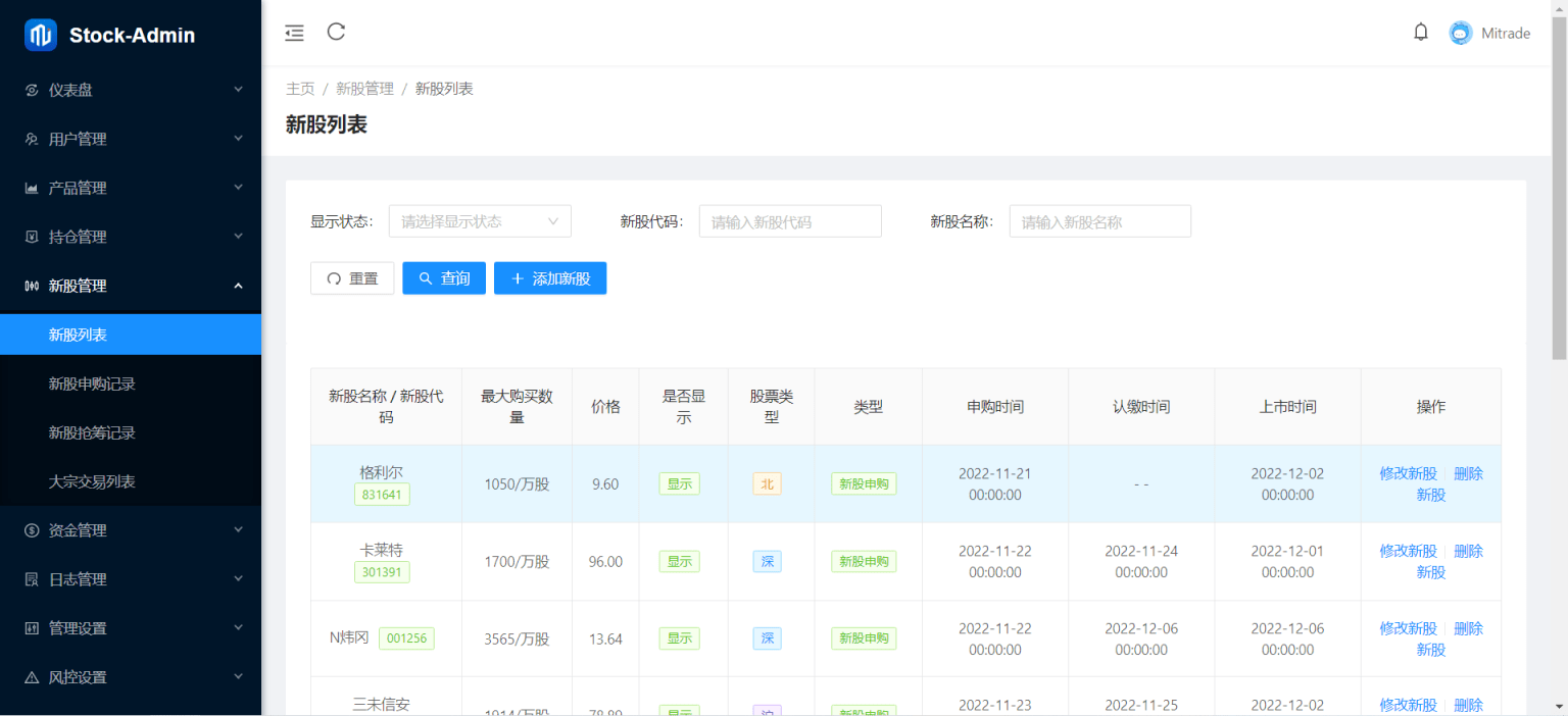 【优选源码】香港股票源码/大宗交易与新股申购系统源码/视频搭建教程