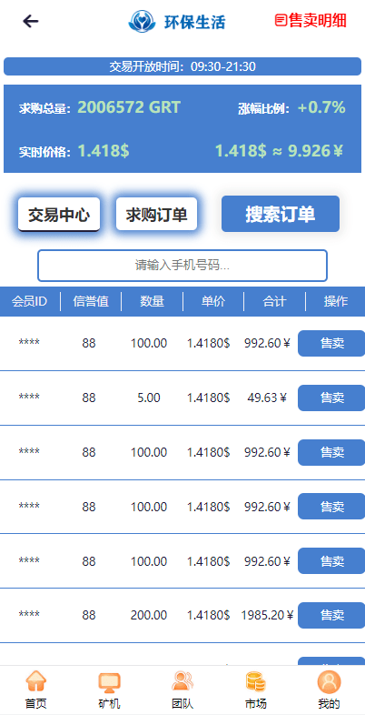 【优选源码】GRT矿机虚拟币投资理财系统/区块链源码/云矿机算力