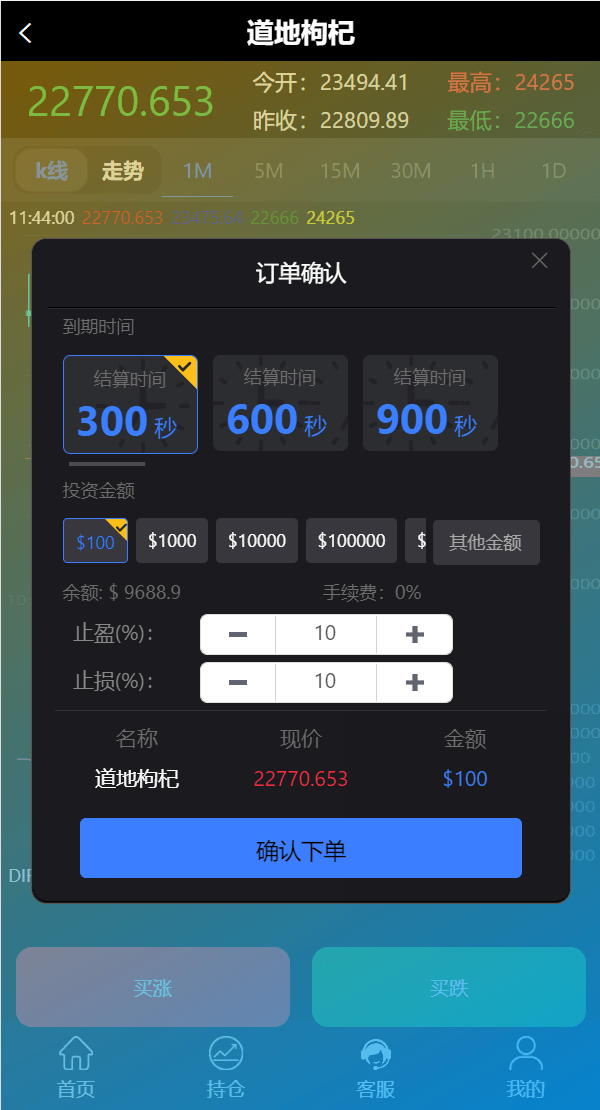 【优选源码】海外多语言/微交易系统/微盘源码/K线正常/投资理财源码