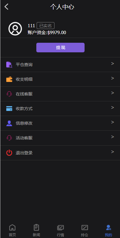 【优选源码】全新PC版微盘系统/微盘外汇系统/USDT充值/九种语言/实名认证