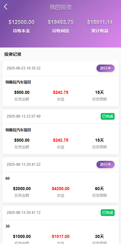 【优选代售】多语言投资理财系统/新能源投资返利/海外投资众筹系统
