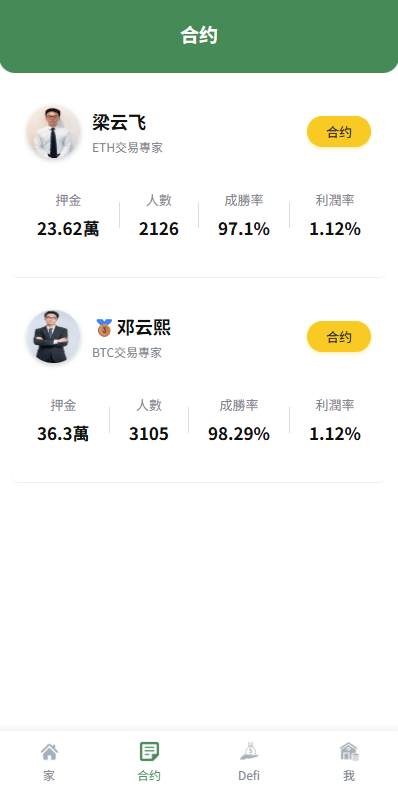 【优选代售】多语言交易所系统/跟单交易/量化交易/Defi投资系统