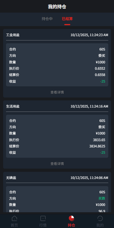 【优选代售】JAVA微盘系统/中盐微盘微交易/期货时间盘/前端uniapp