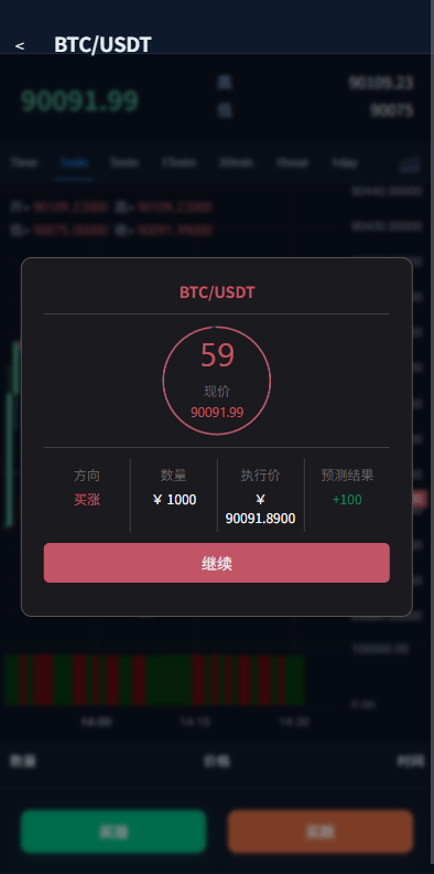 【优选代售】多语言微盘系统/虚拟币微交易/时间盘/秒合约