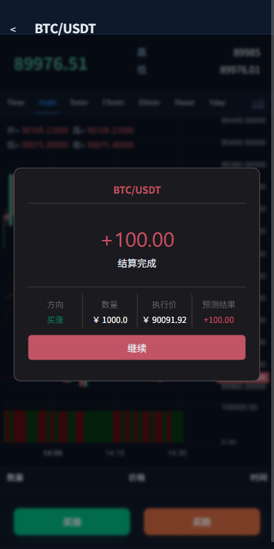 【优选代售】多语言微盘系统/虚拟币微交易/时间盘/秒合约