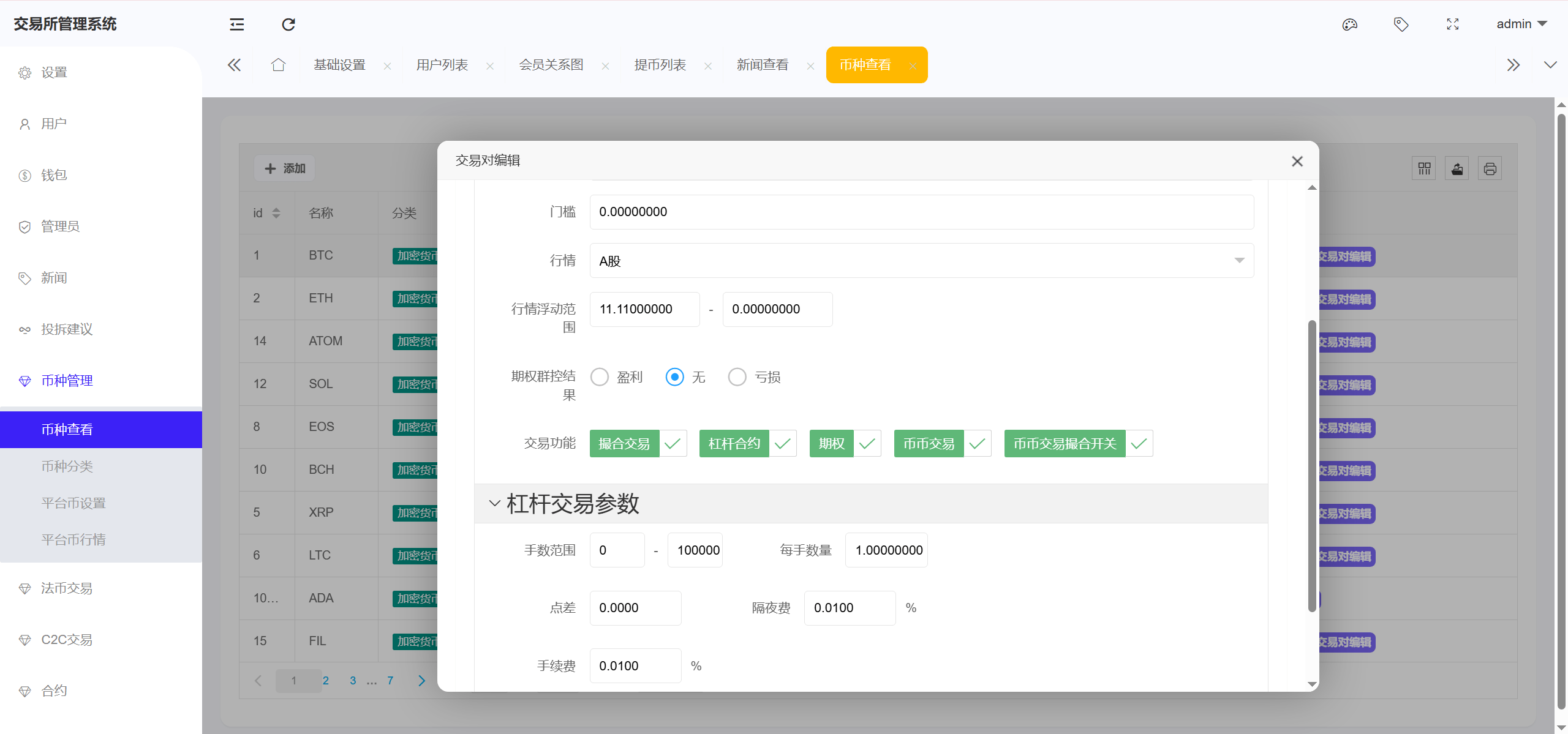 【优选源码】Bitinvests多语言交易所源码/外汇+美股+期货+交割合约+期权交易+现货交易+C2C+平台币+Ai投资理财+Defi借贷/前端vue纯源码+后端PHP