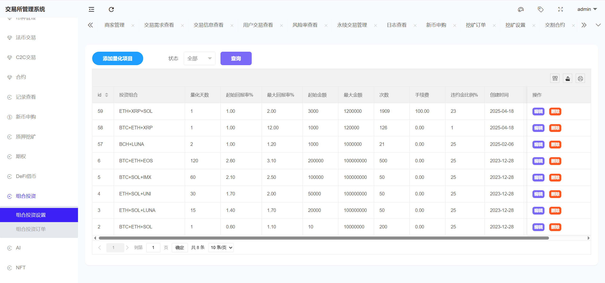 【优选源码】Bitinvests多语言交易所源码/外汇+美股+期货+交割合约+期权交易+现货交易+C2C+平台币+Ai投资理财+Defi借贷/前端vue纯源码+后端PHP
