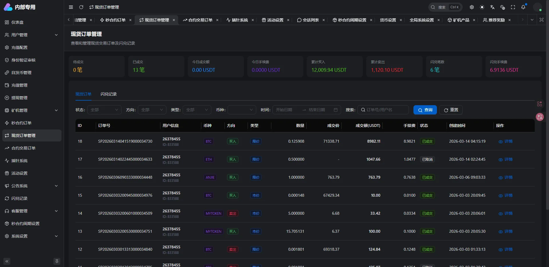 【优选代售】旗舰级OKG交易所源码VUE+ThinkPHP8全开源精准控杀在线客服