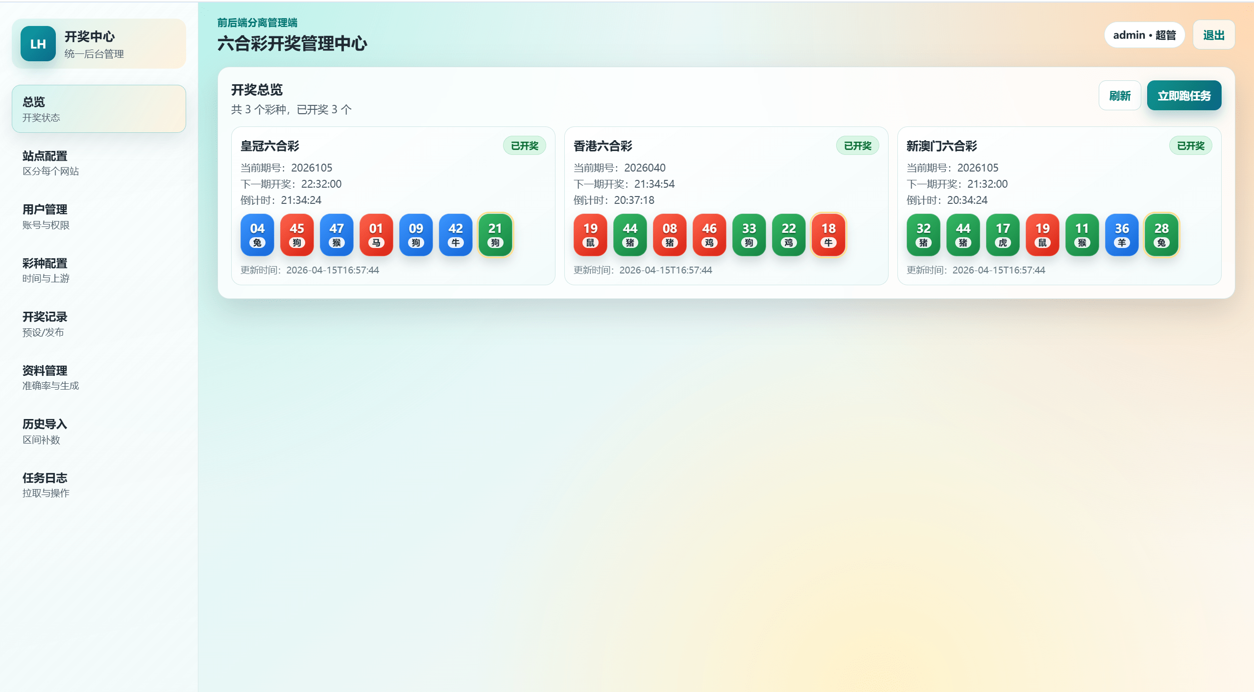 【优选代售】包网级别/新版本六合资料开奖网/资料网/模块准确率重新生成资料/全自动采集开奖资料/py+vue语言