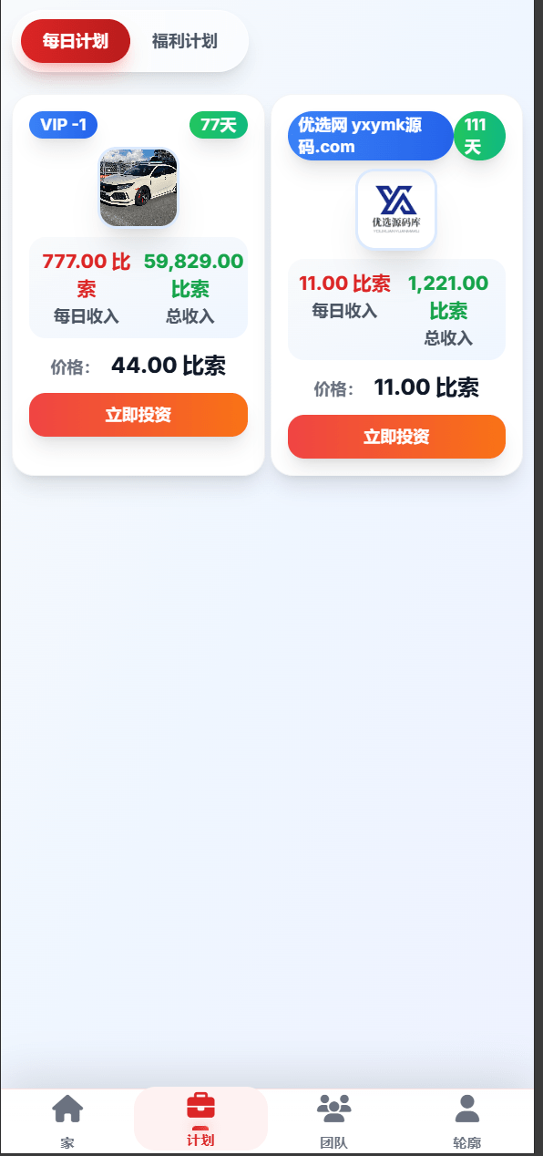 【优选源码】海外汽车电气投资/三级分销/可自定义产品