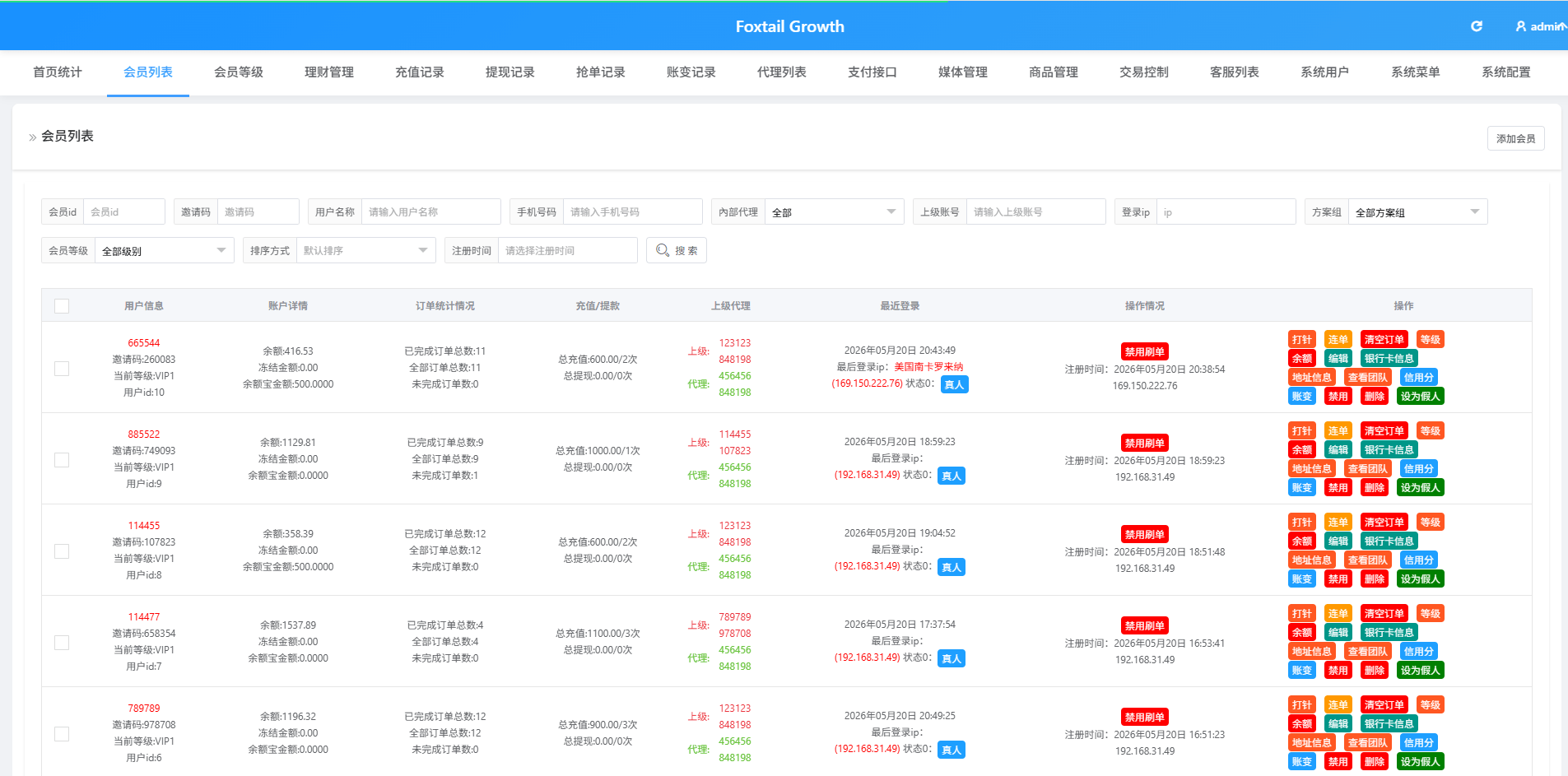 【优选代售】多语言抢单刷单系统/金额打针/连单卡单/重置订单/签到