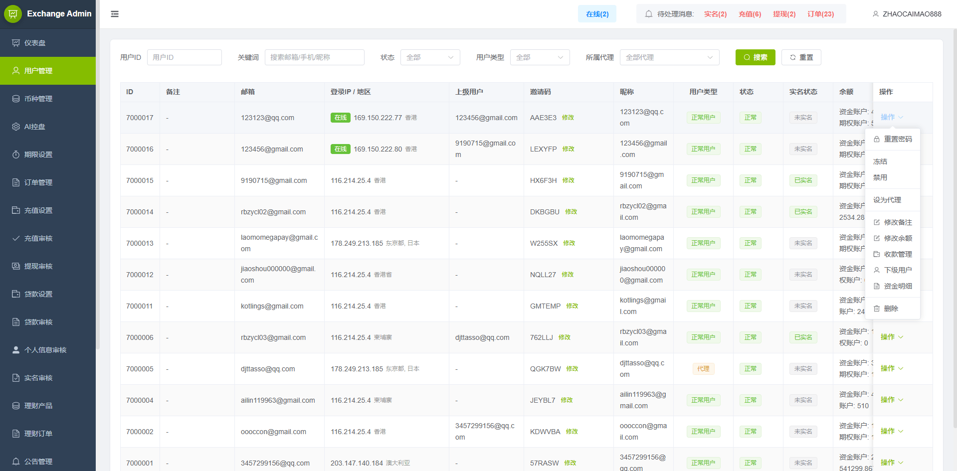 【优选代售】多语言PC/H5版st7交易所/美股/外汇/理财/贷款/K线控制