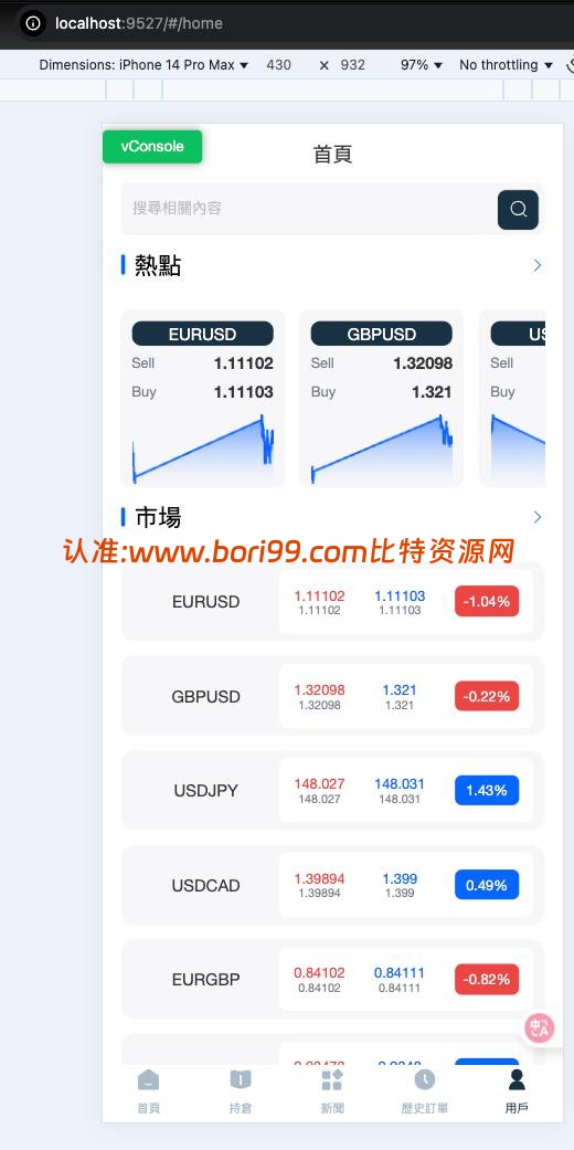 【开源】海外多语言st5/fx6外汇交易所源码