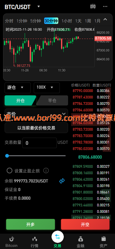 【实测分享】新增dapp登陆/跟单交易所/C2C/现货/杠杆合约/期权秒合约/挖矿理财/申购/插针/交易所源码