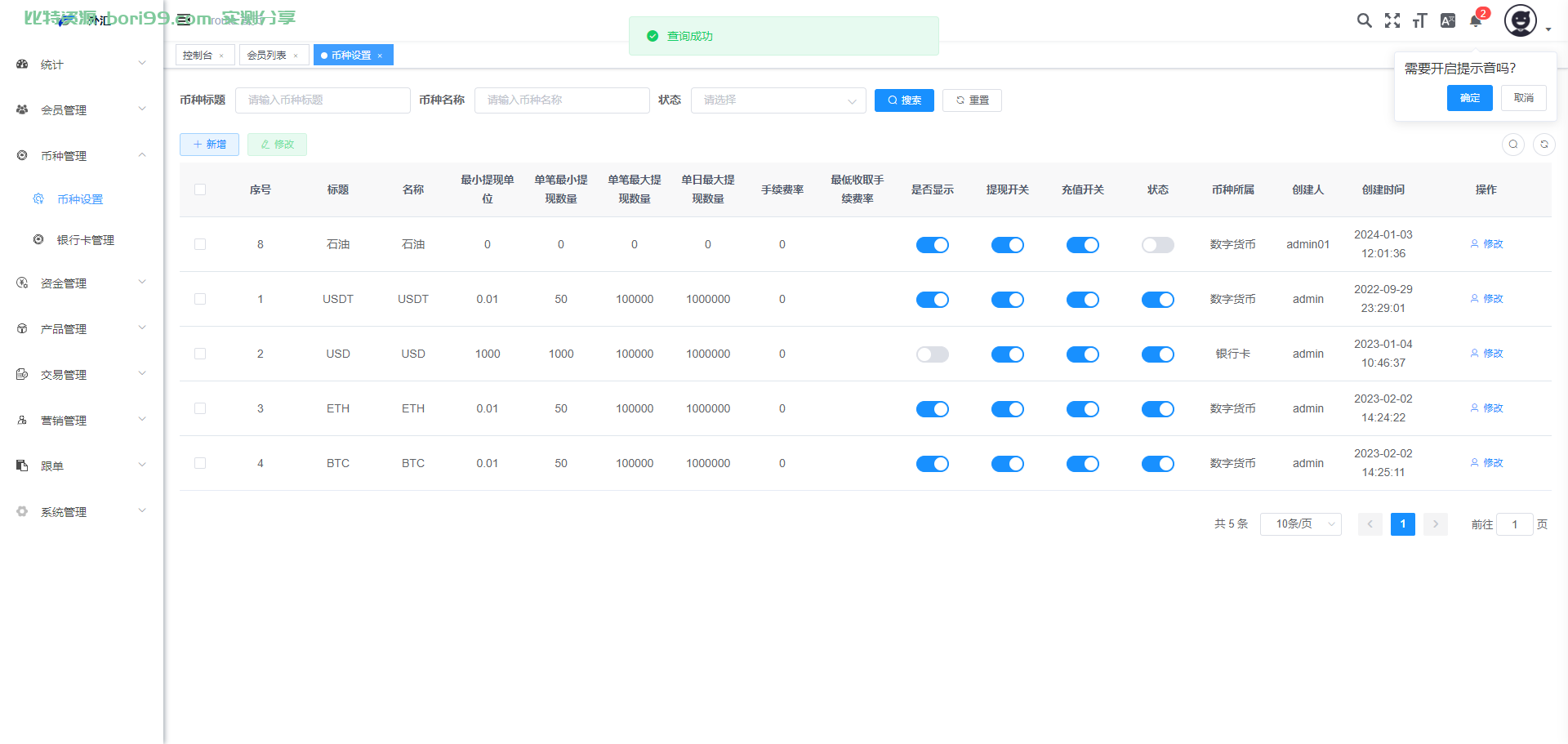 【开源】海外多语言st5/fx6外汇交易所源码