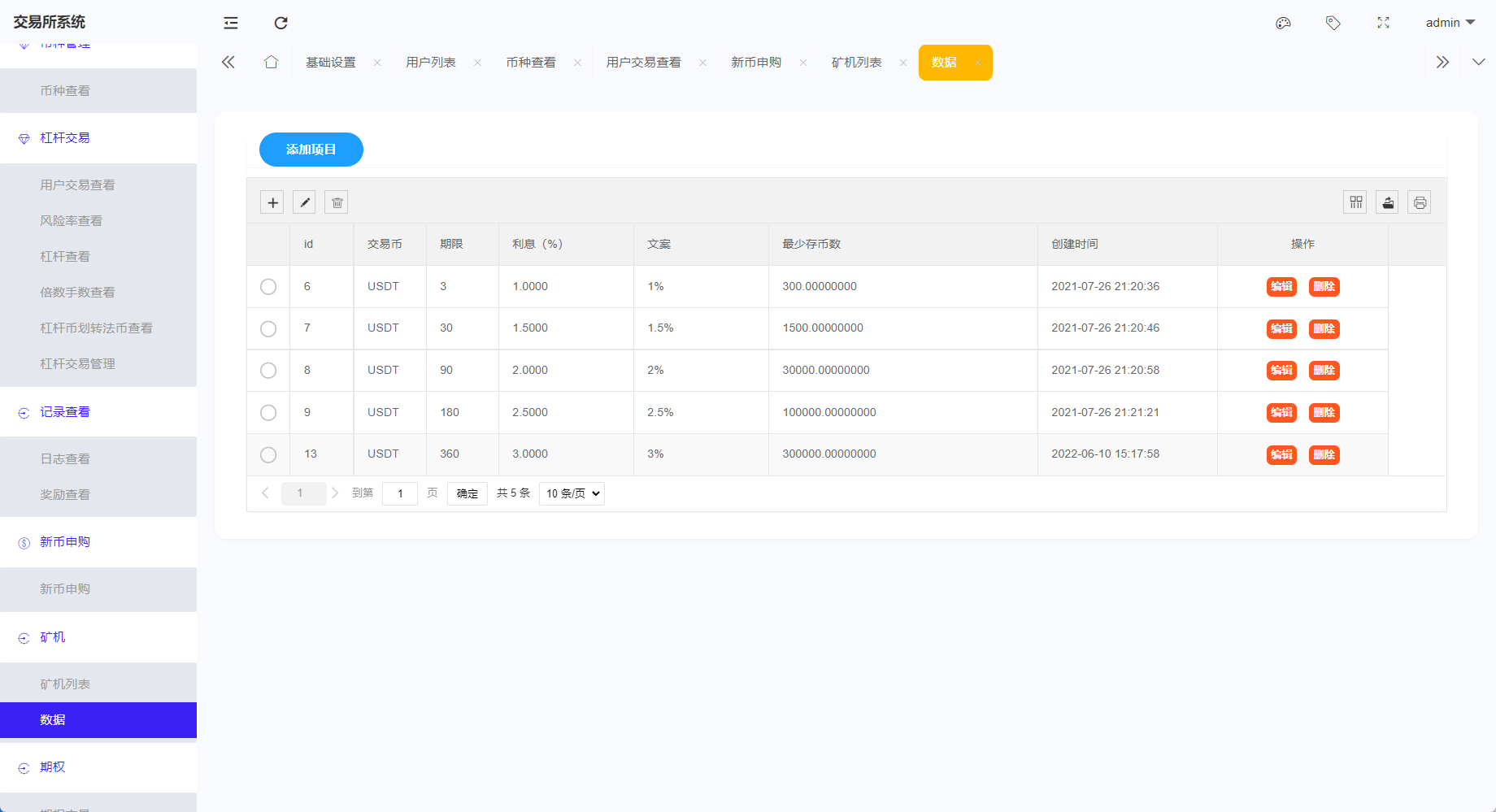 【运营版】多语言,币币,杠杆合约,秒合约,申购,理财,挖矿,交易所,开源,源码