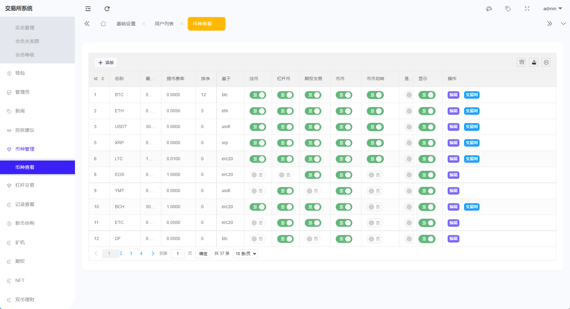 【运营版】多语言,币币,杠杆合约,秒合约,申购,理财,挖矿,交易所,开源,源码