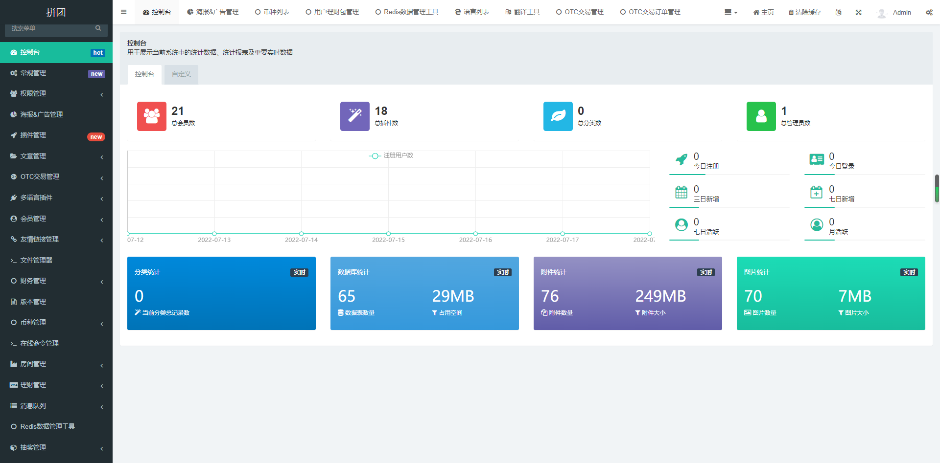 【已测试】多语言,理财,游戏,拼团,转盘,OTC,usdt充提