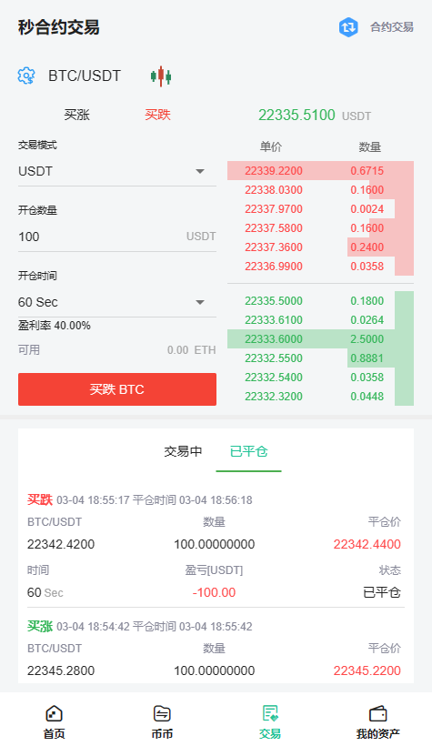 【实测分享】最新酷币二开多国语言币币秒合约杠杆交易所源码