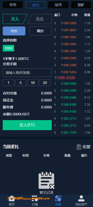 【亲测修复】价值4W的交易所开源代码