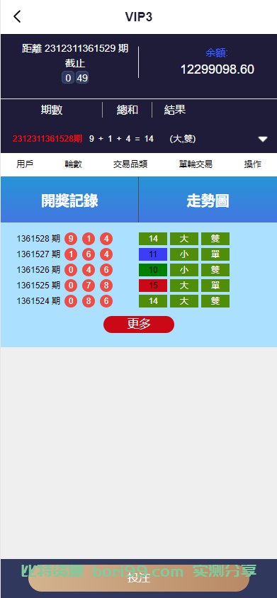 【实测分享】多语言PC28游戏源码/跟投下注+大小单双走势+返水+机器人+三级代理分销+账号异常检测/前端html后端PHP/全开源无后门完美运营