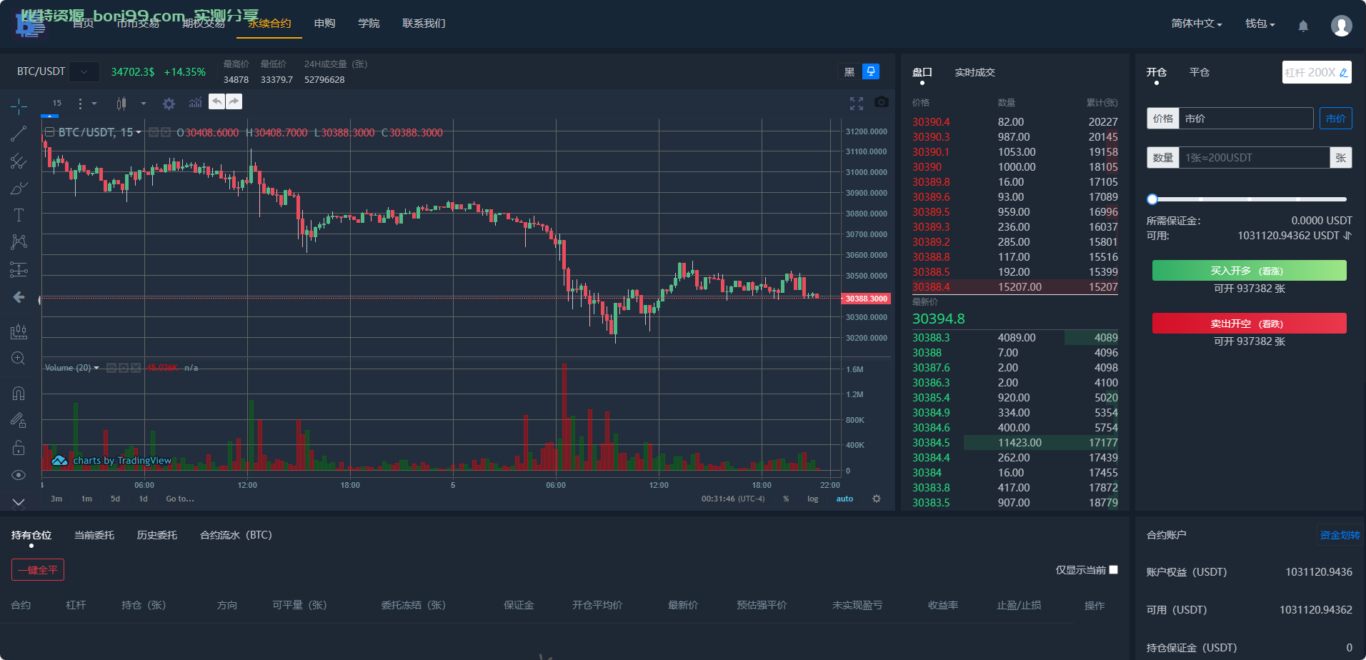 【实测分享】多语言交易所币币合约期权秒合约完整无缺版本
