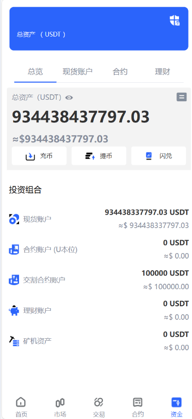 【投稿】10国语言/秒合约/永续/交割/质押/c2c/代理/理财/矿机/黑暗模式切换/交易所源码