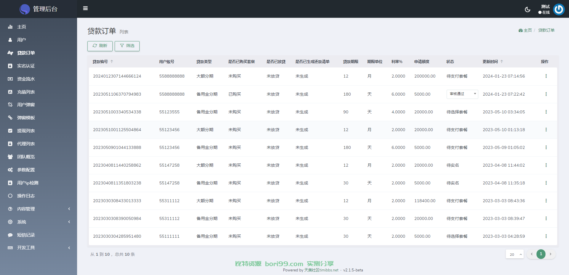【实测分享】中英双语言海外贷款源码